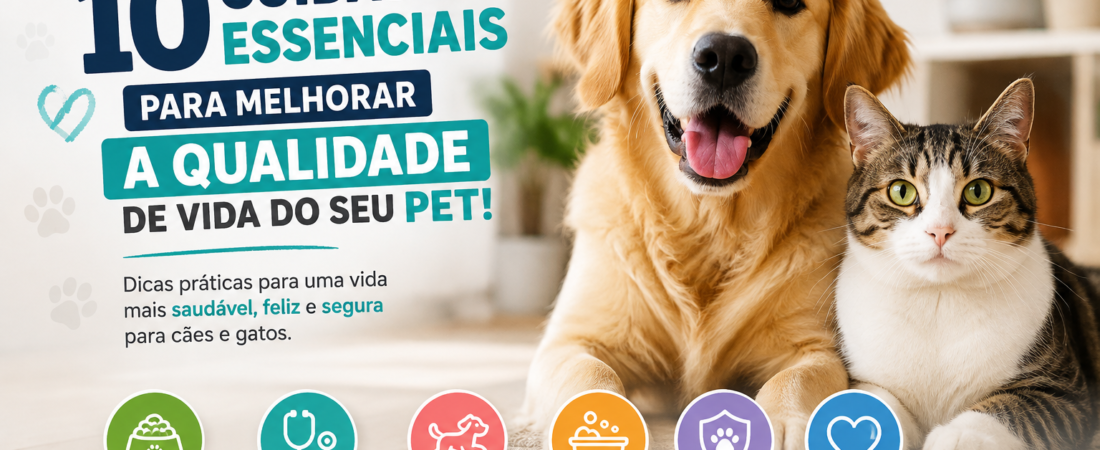 Como Melhorar a Qualidade de Vida do Seu Pet: 10 Cuidados Essenciais
